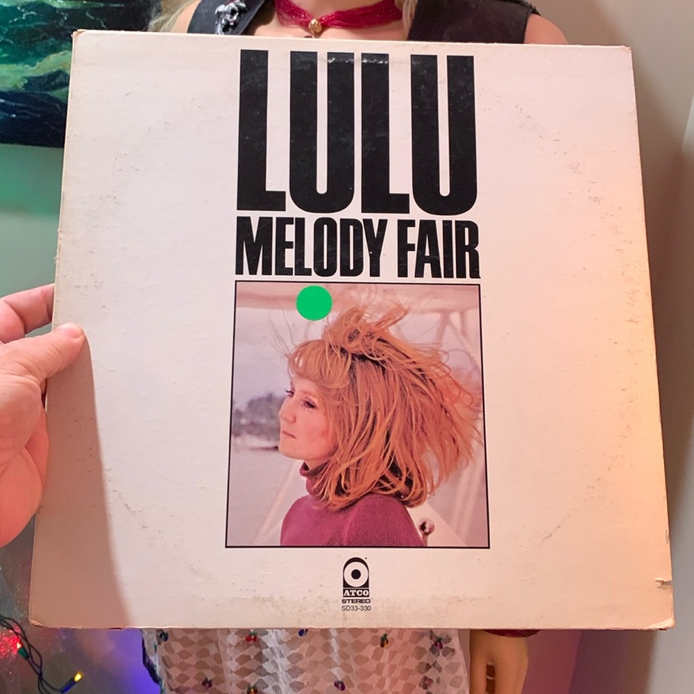 Lulu Melody Fair 33rpm LP Vinyl Record Album Atco SD33-330